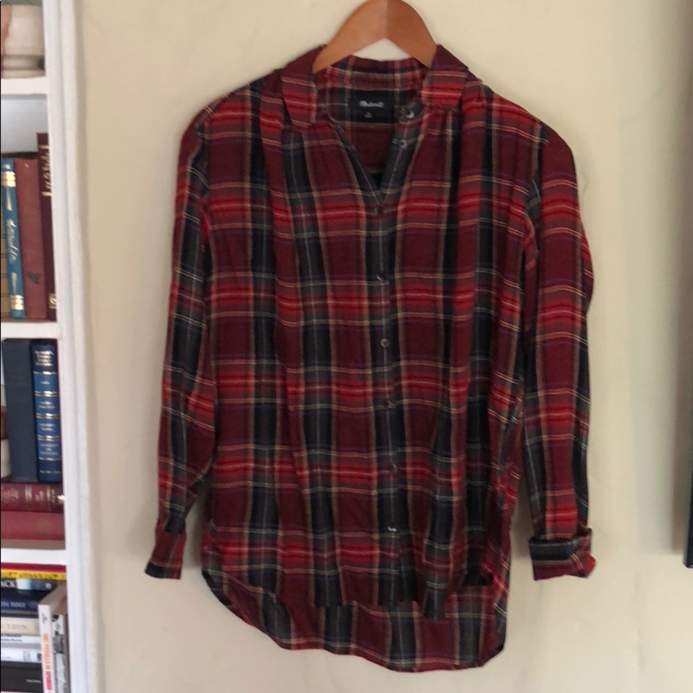Madewell Plaid button up